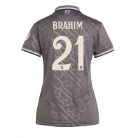 Camisa de Futebol Real Madrid Brahim Diaz #21 Equipamento Alternativo Mulheres 2024-25 Manga Curta